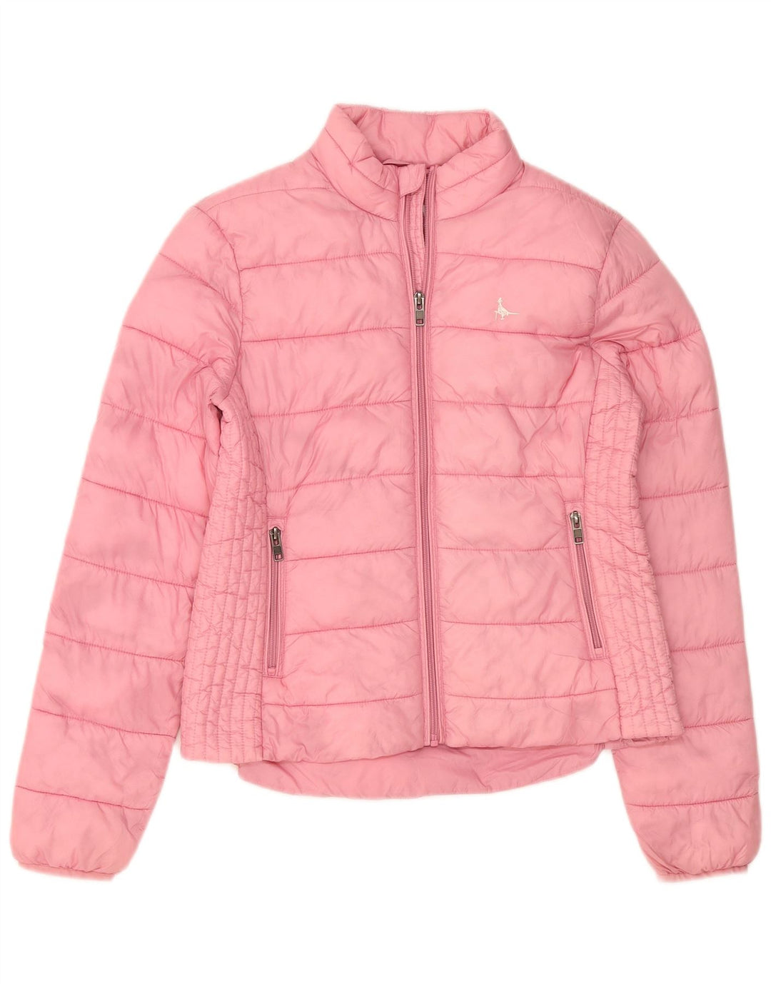 Женская стеганая куртка Jack Wills UK 10 маленькая розовая из полиамида