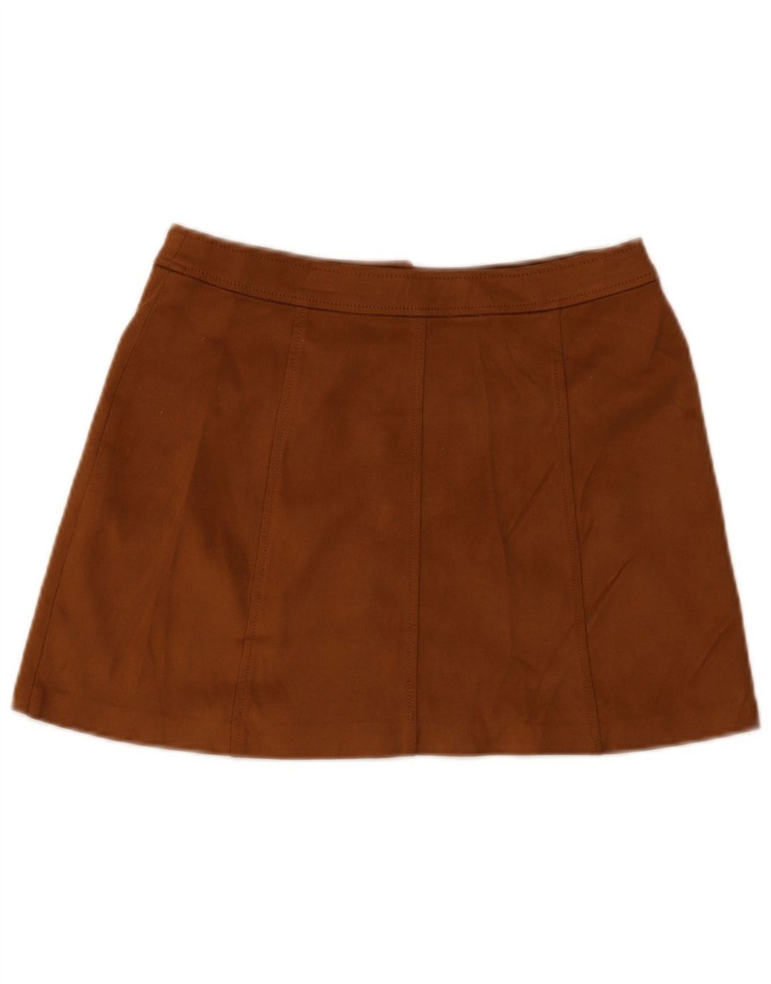 Женская мини-юбка Zara Medium W28, коричневый полиэстер