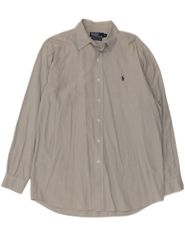 Polo Ralph Lauren Mens Lowell Shirt Medium Grey Check Cotton