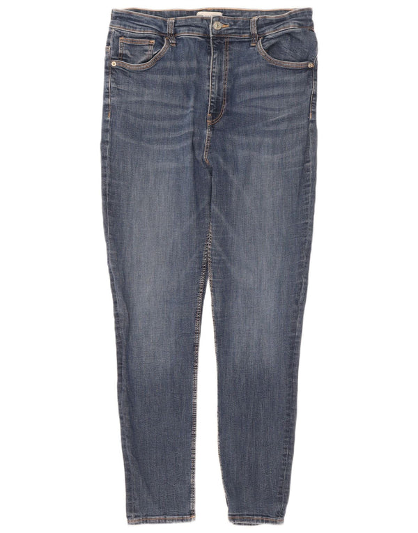 Женские джинсы скинни Zara EU 46 2XL W36 L28 синие