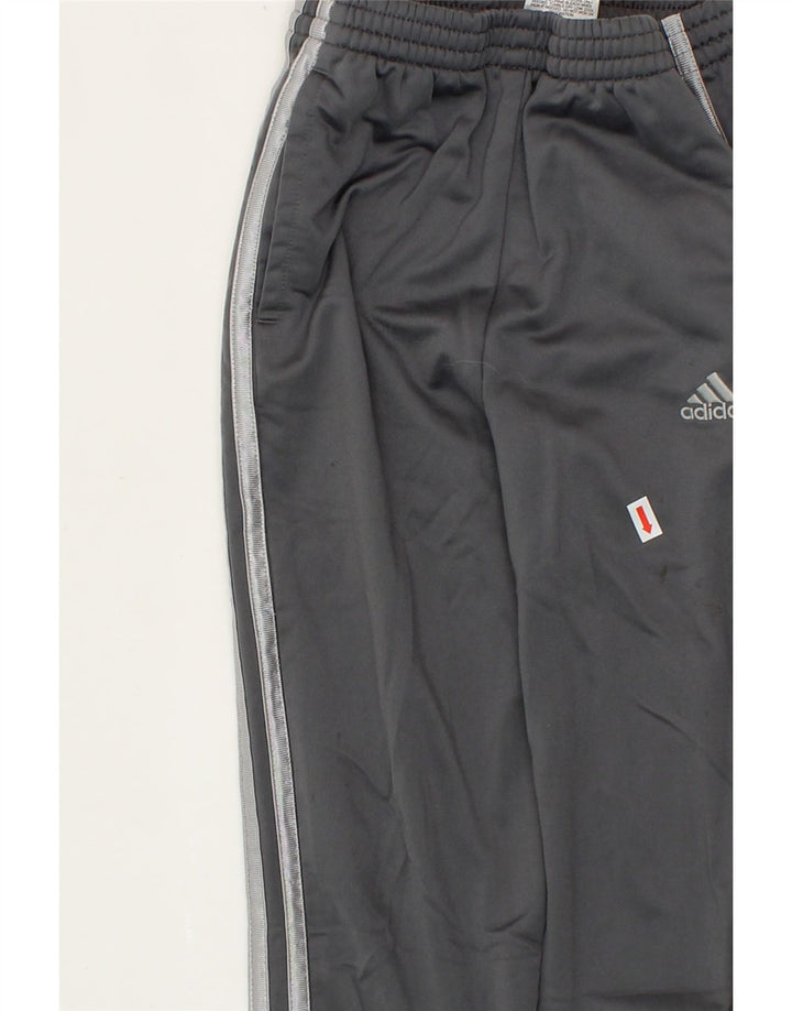 ADIDAS Boys Tracksuit Trousers Joggers 6-7 Years Grey Polyester Vintage Adidas and Second-Hand Adidas from Messina Hembry 
