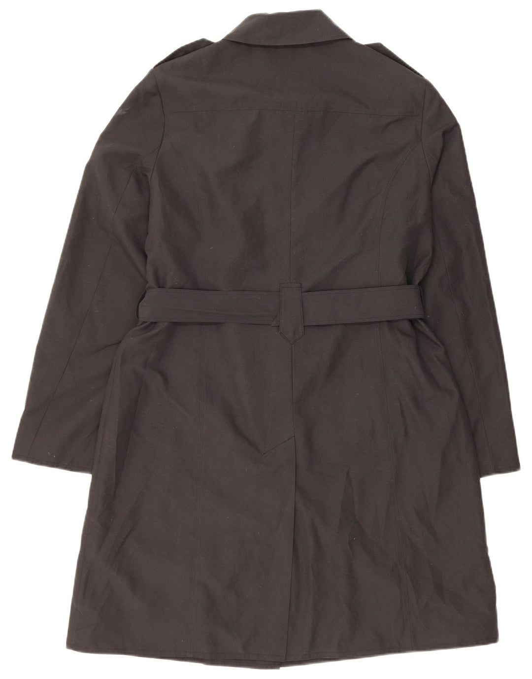 Женский тренч MARKS & SPENCER UK 14 XL, полиэстер, черный