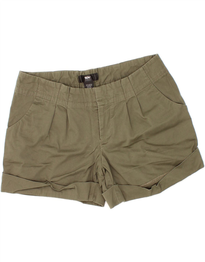 MOSSIMO Womens Chino Shorts US 8 Medium W27 Khaki Cotton Vintage Mossimo and Second-Hand Mossimo from Messina Hembry 