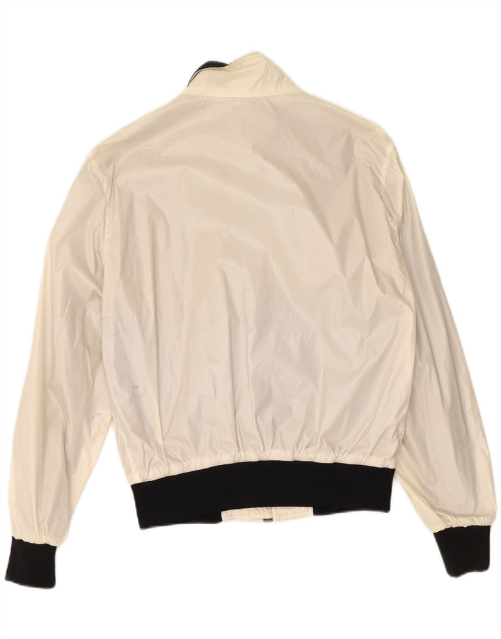 REFRIGIWEAR Mens Coolmax Bomber Jacket UK 38 Medium White Polyester