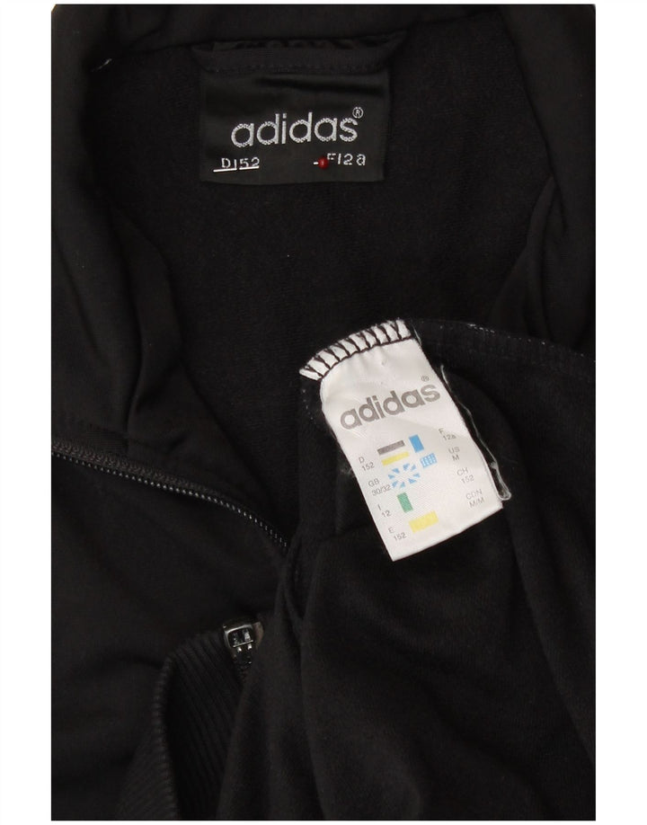Спортивный костюм Adidas для мальчиков 11-12 лет, черный полиэстер