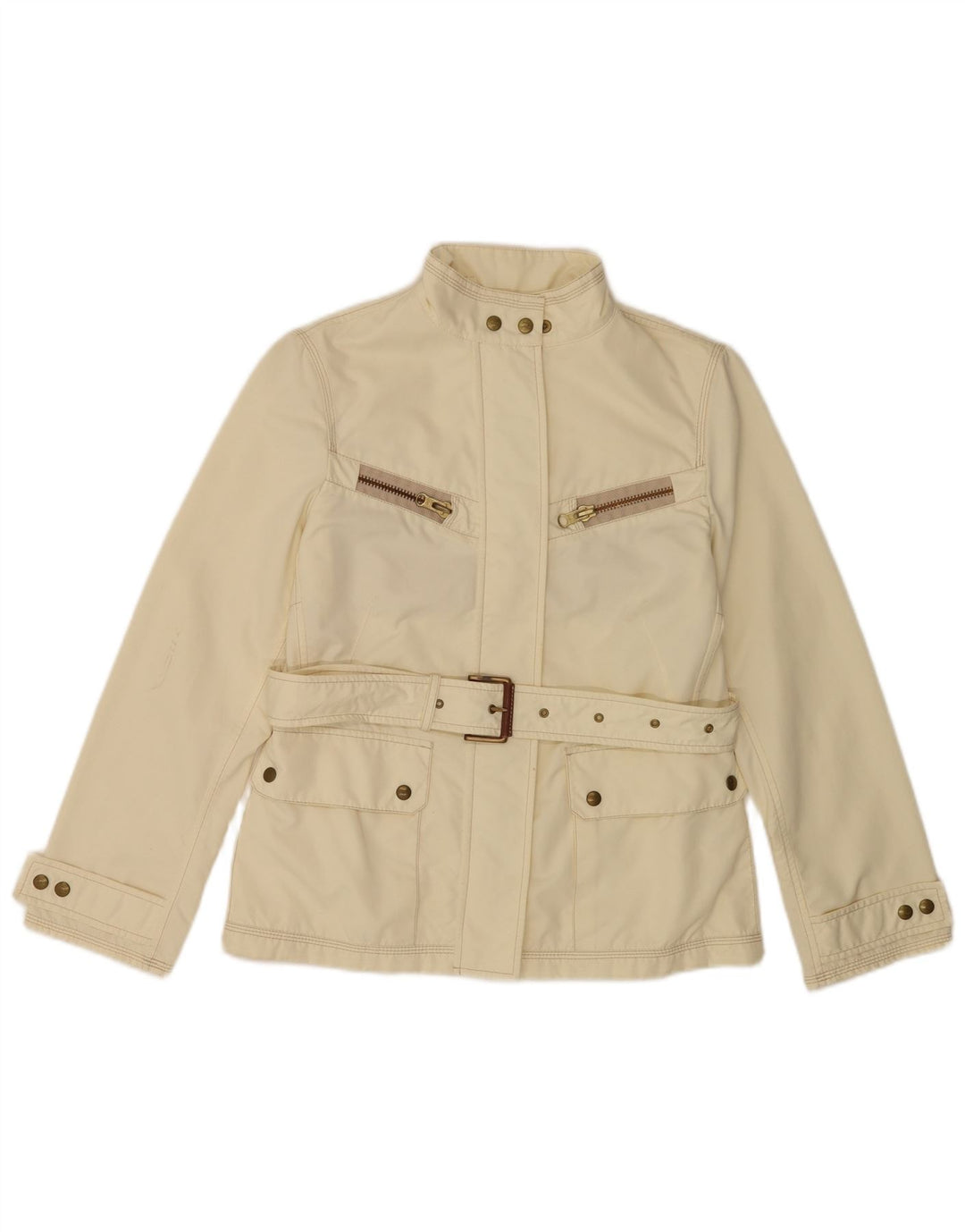 Женская куртка Fay Utility UK 10, маленький белый полиэстер