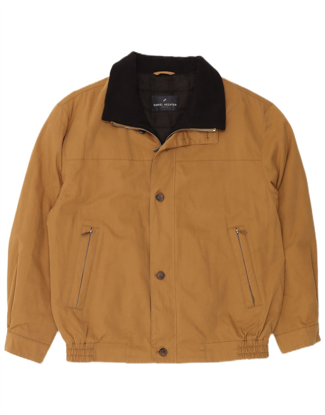 DANIEL HECHTER Мужской бомбер Paris UK 42 XL Бежевый хлопок