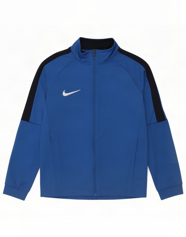 Спортивный костюм Nike для мальчиков Dri Fit, верхняя куртка 8–9 лет, маленький синий с цветными блоками