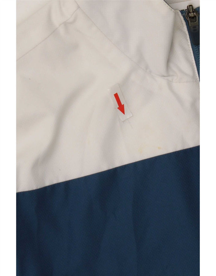 Мужской спортивный костюм Lacoste с графическим рисунком, размер 3, маленький синий с цветными блоками