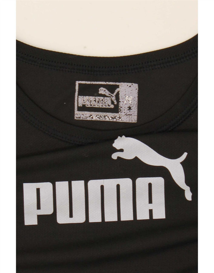 Мужской жилет с рисунком Puma, средний черный
