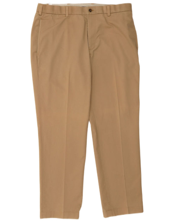 Мужские прямые брюки чинос Brooks Brothers Clark W36 L30, бежевый хлопок