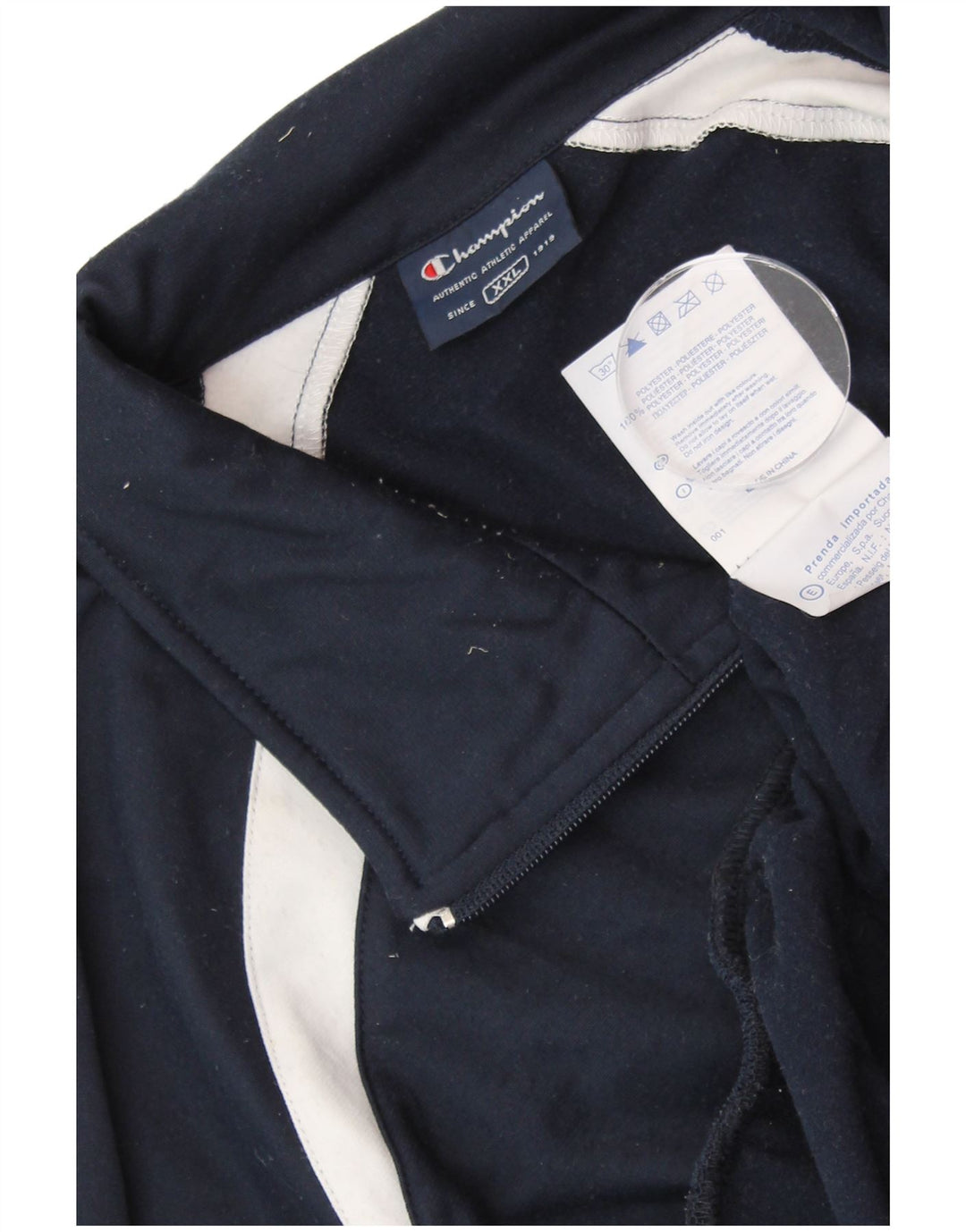 Мужской спортивный костюм CHAMPION, верхняя куртка 2XL, темно-синий, полиэстер с цветными блоками