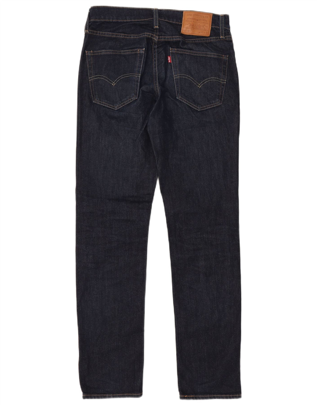 Мужские джинсы Levi's Slim 511 W31 L32, темно-синие, хлопковые, классические