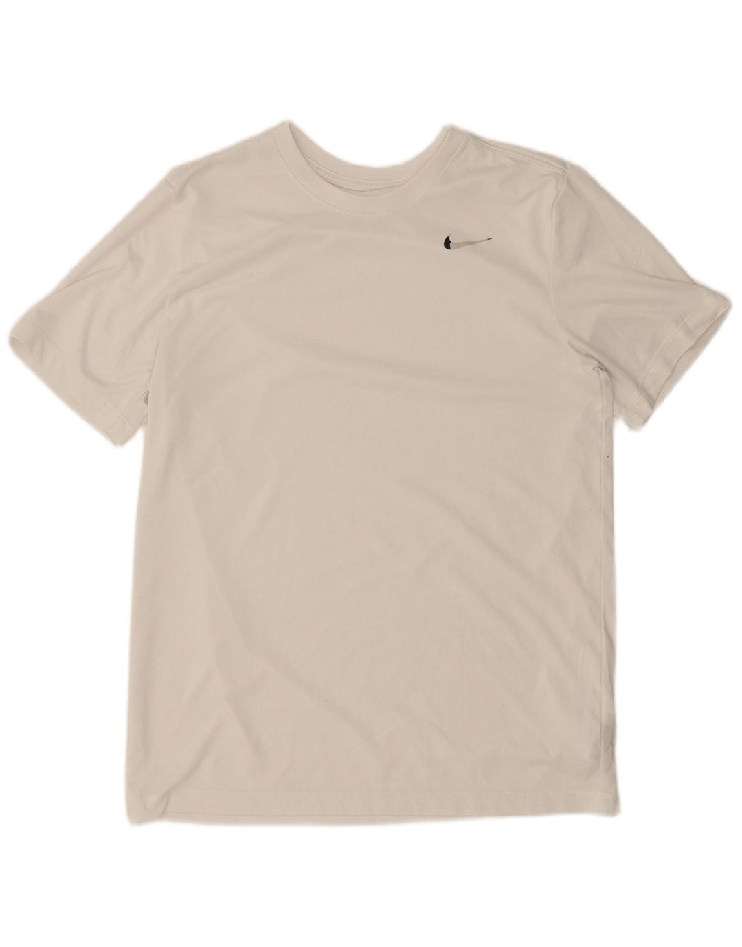 Мужская футболка Nike Dri Fit, средний белый полиэстер