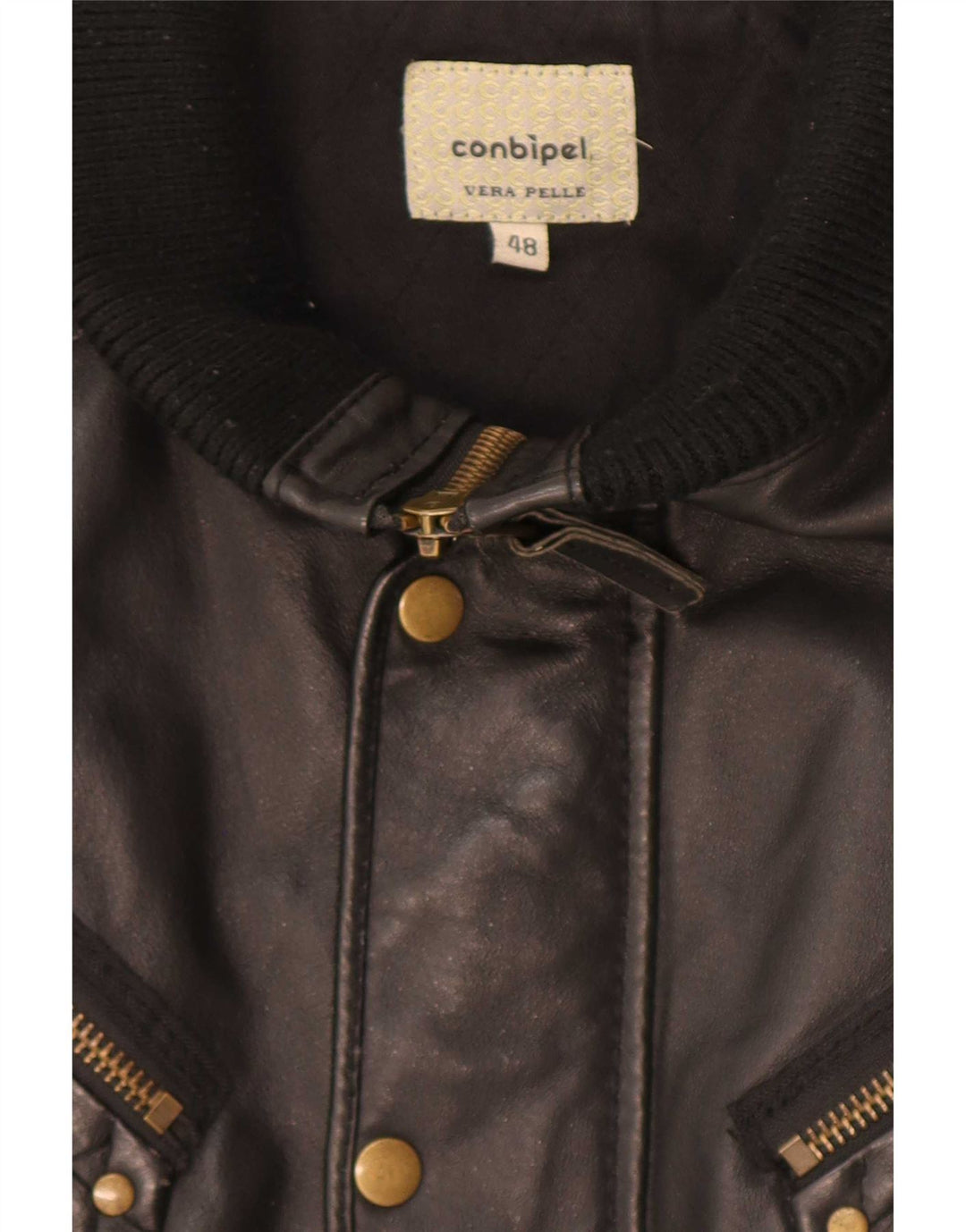 Мужская кожаная куртка Conbipel IT 48 Medium Black