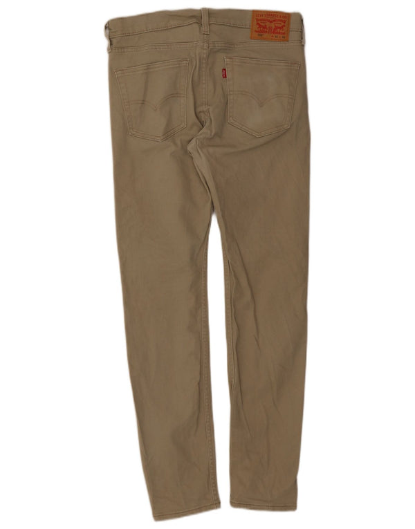 Женские джинсы скинни Levi's 510 W32 L32 Бежевые, хлопок