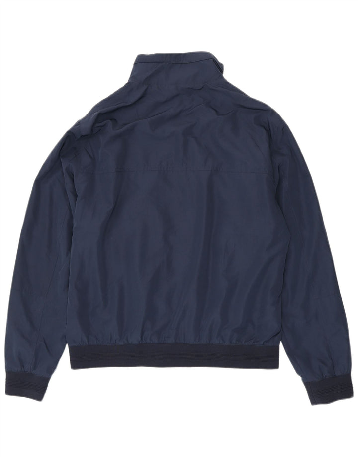 Мужская куртка-бомбер Zara UK 42 XL, темно-синий полиэстер