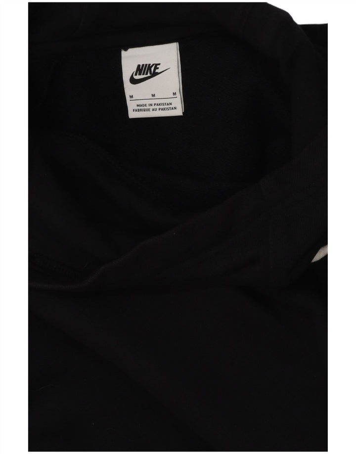 Мужской джемпер с капюшоном Nike, средний черный, хлопок
