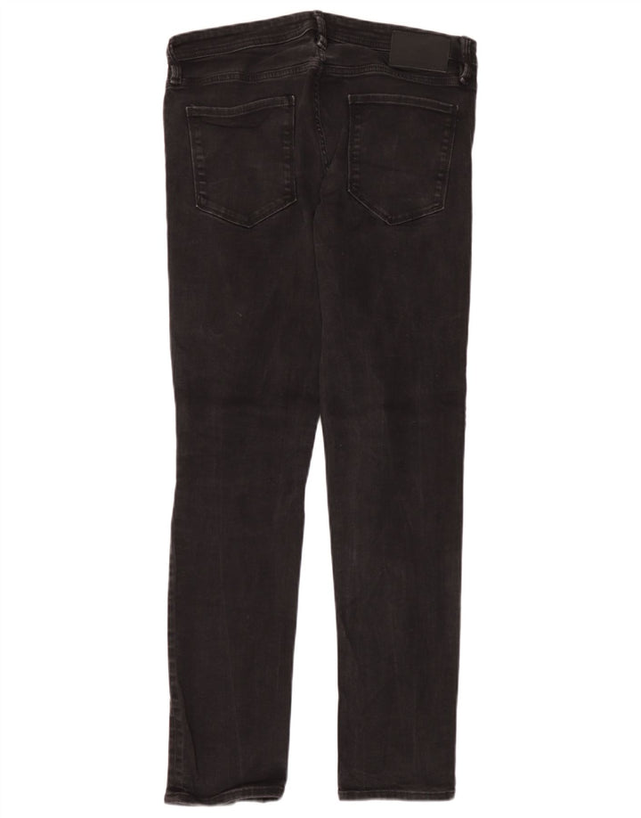 Мужские узкие джинсы Jack & Jones GLENN W33 L32, черный хлопок