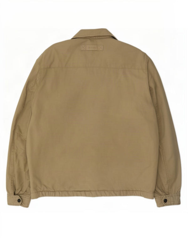 Мужская куртка-бомбер Gant UK 40, большая, бежевая, хлопок