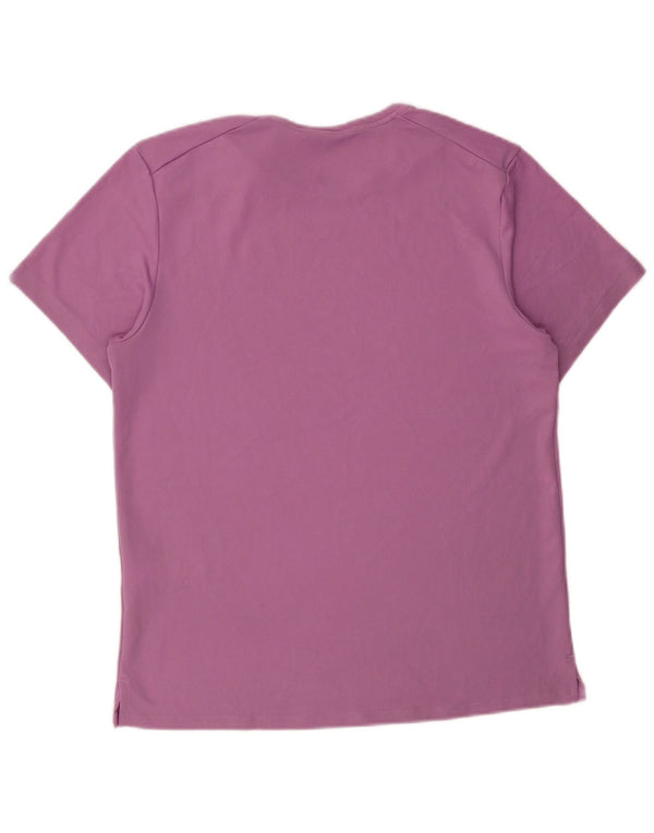 Nike Mens Dri Fit T-Shirt Top Small Purple Polyester