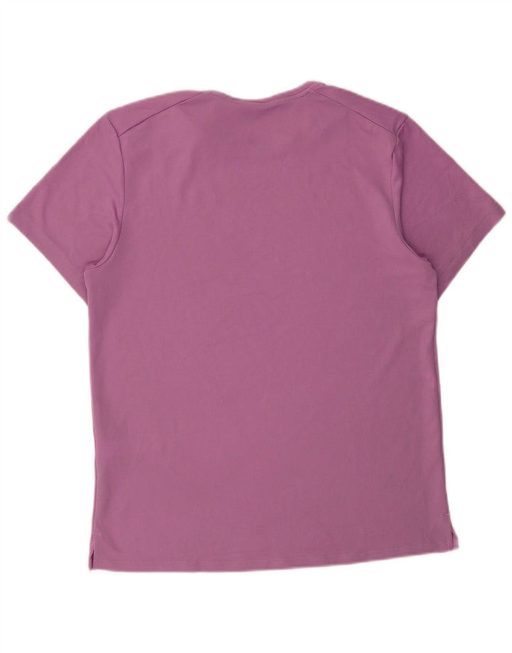 Мужская футболка Nike Dri Fit, маленький фиолетовый полиэстер