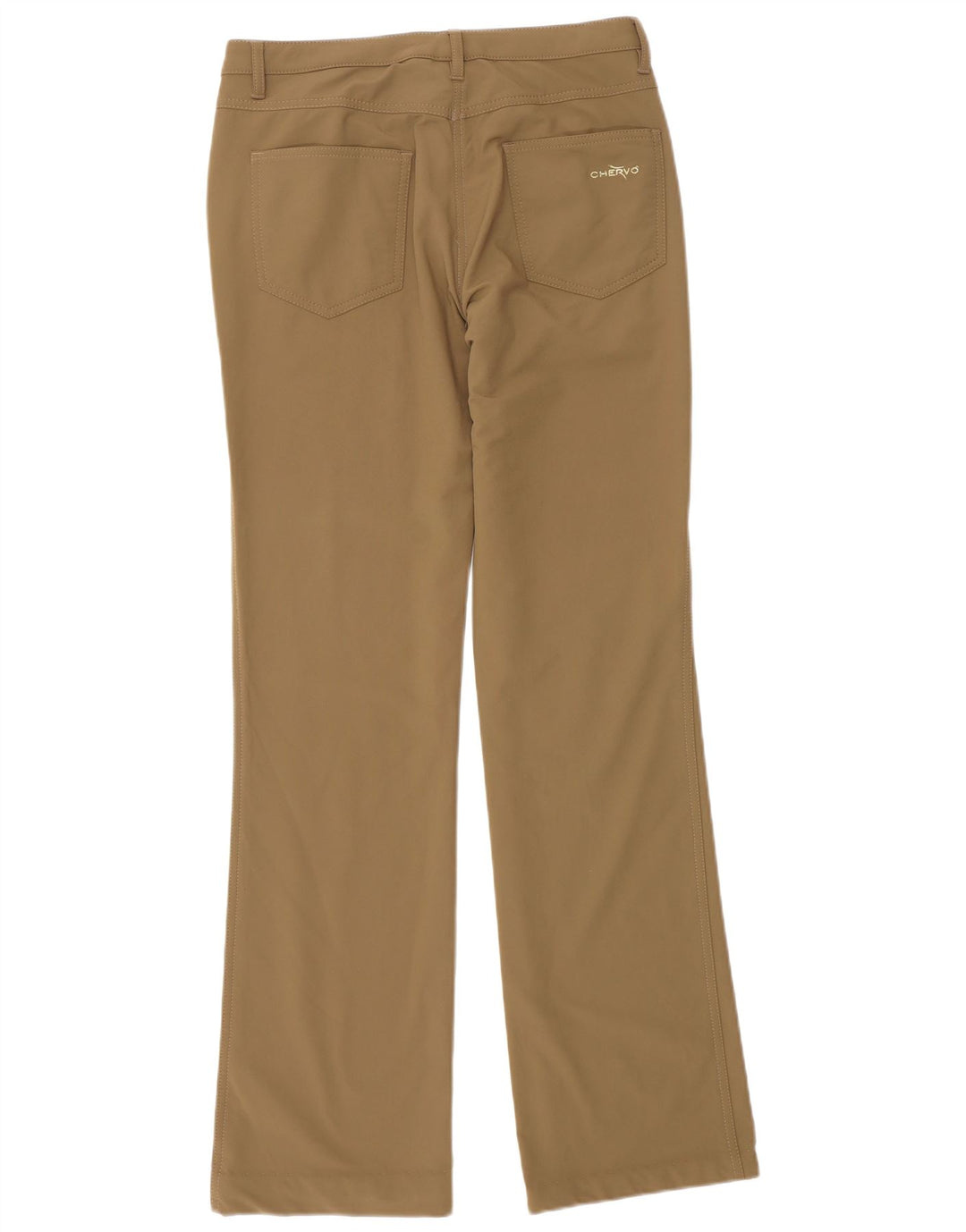 Женские повседневные брюки Chervo Bootcut IT 42 Medium W28 L32 Бежевый полиэстер