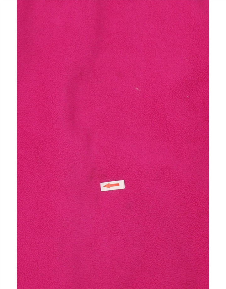 Флисовая куртка Jack Wolfskin для девочек 9–10 лет, розовая из полиэстера