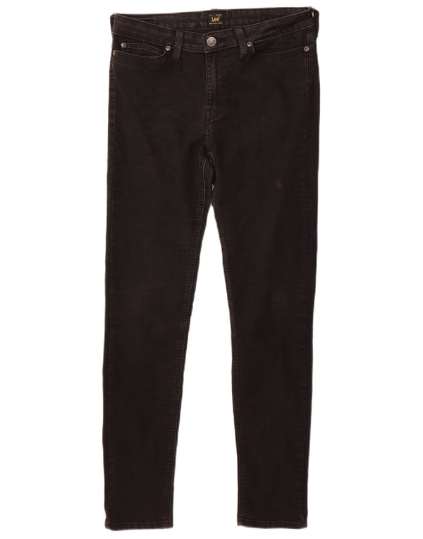 Женские джинсы скинни Lee Scarlett W32 L29, черный хлопок