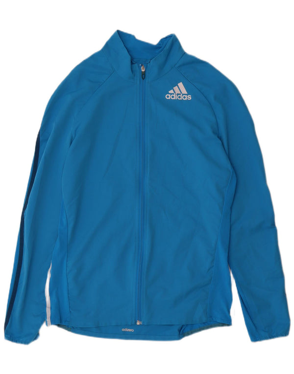 Мужская спортивная куртка Adidas Adizero, большая синяя полиэстер