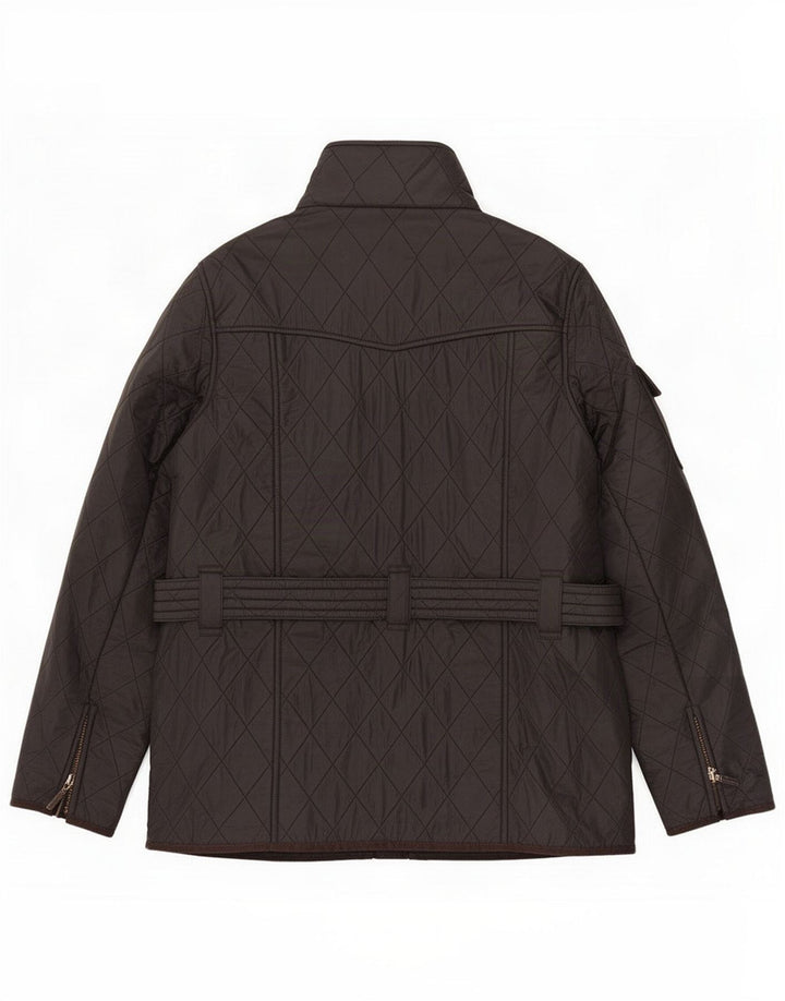 Женская стеганая куртка Barbour UK 14, большая темно-синяя