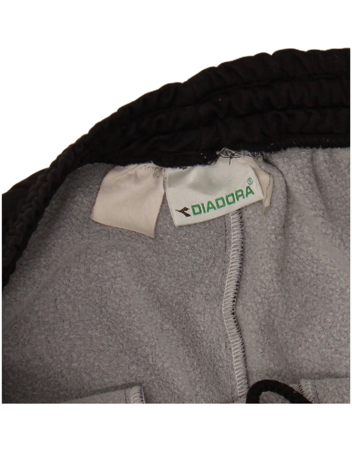 Мужские спортивные брюки DIADORA, большие черные цветные блоки