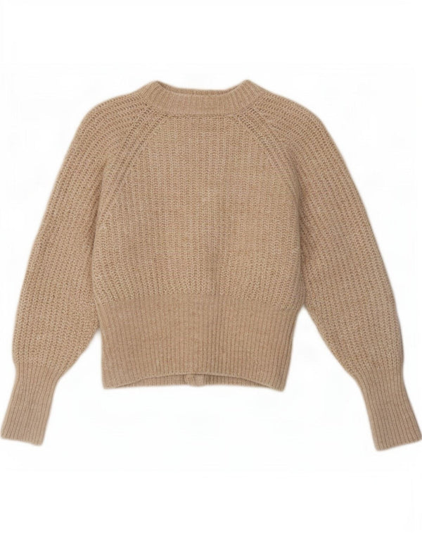 Женский кардиган Zara UK 12, средний бежевый полиэстер
