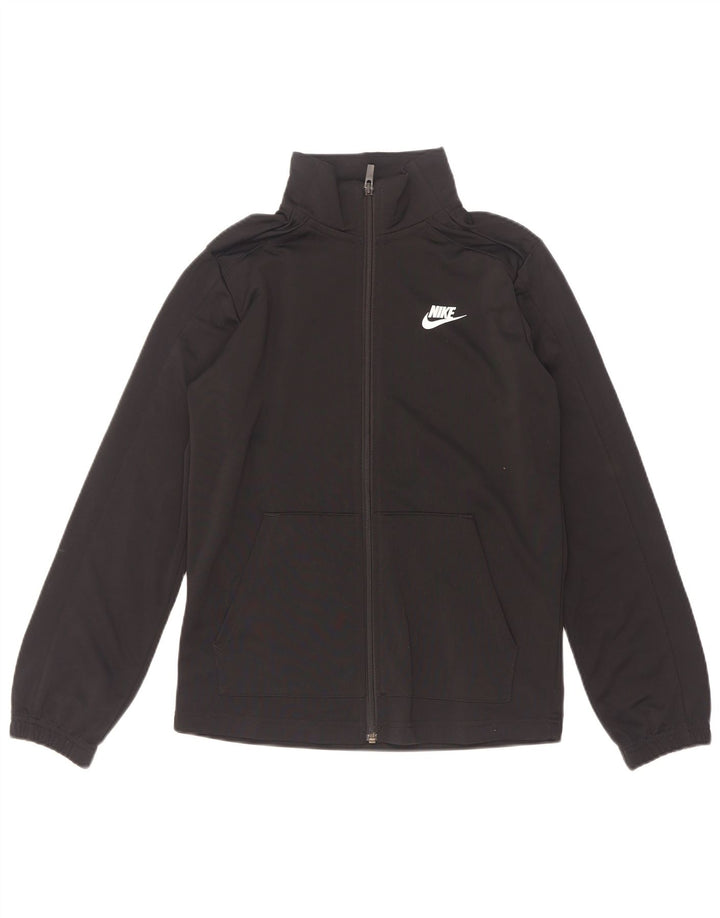 Спортивная куртка Nike Standard с графическим рисунком для мальчиков, 12–13 лет, большая, черная