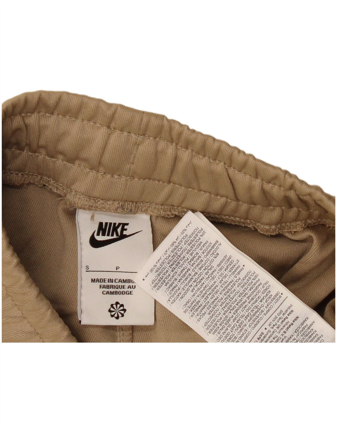 Мужские спортивные брюки-карго Nike, маленькие бежевые брюки из полиэстера