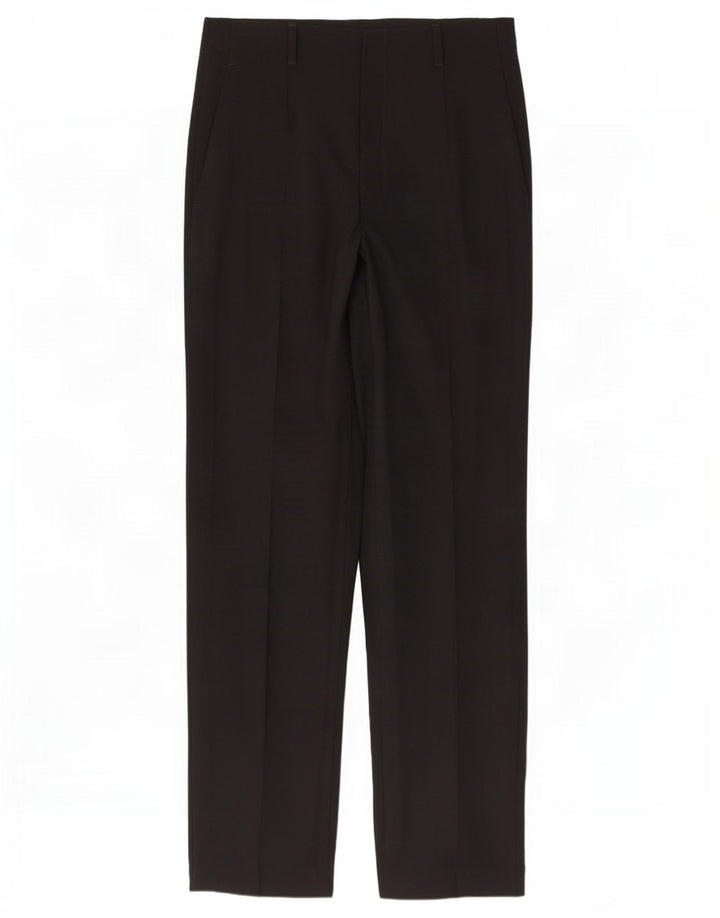Женские прямые костюмные брюки Zara EU 42, большие W32 L34, черный полиэстер