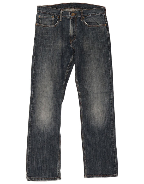 Мужские прямые джинсы Levi's 514 W32 L32 темно-синие, хлопок