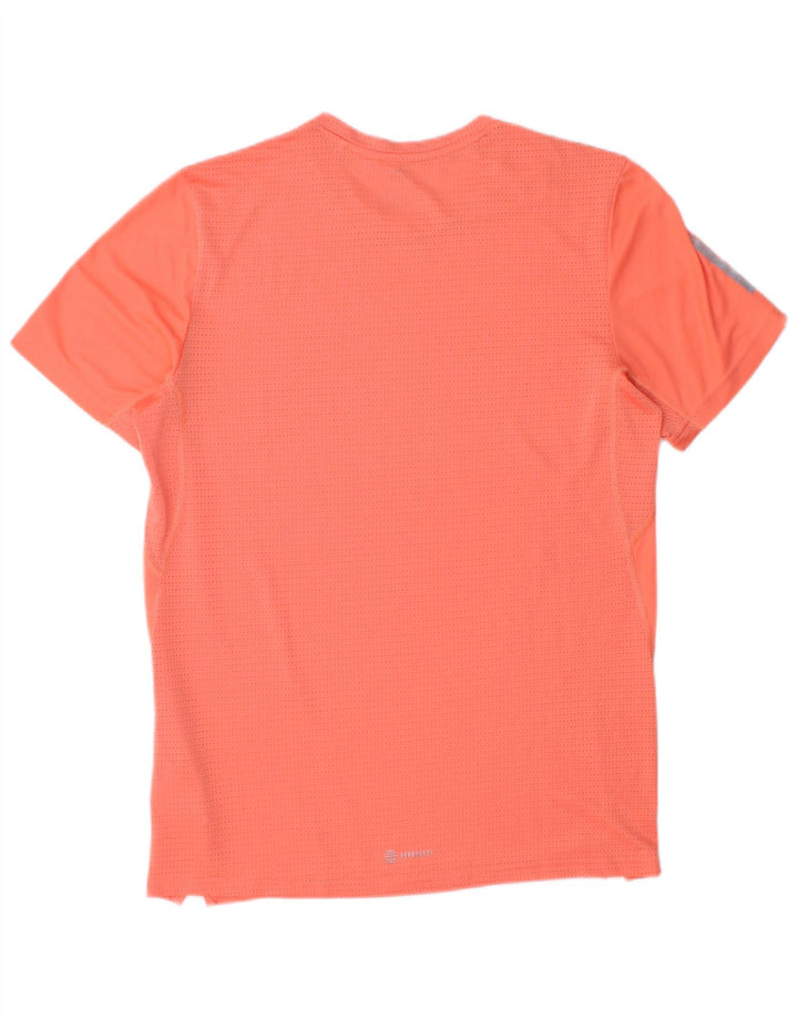 Adidas Мужская футболка для бега Top Small Orange Polyester