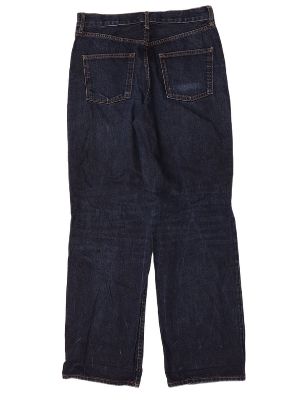 Женские прямые джинсы Zara EU 40 Medium W30 L33, синие, хлопок