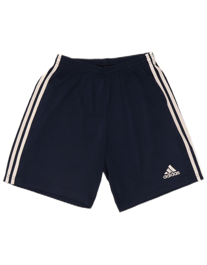 Мужские спортивные шорты Adidas Aeroready среднего размера, темно-синие, полиэстер