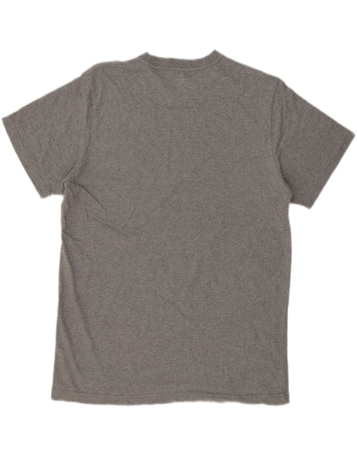 EDDIE BAUER Mens Graphic T-Shirt Top Medium Grey Cotton Vintage Eddie Bauer and Second-Hand Eddie Bauer from Messina Hembry 
