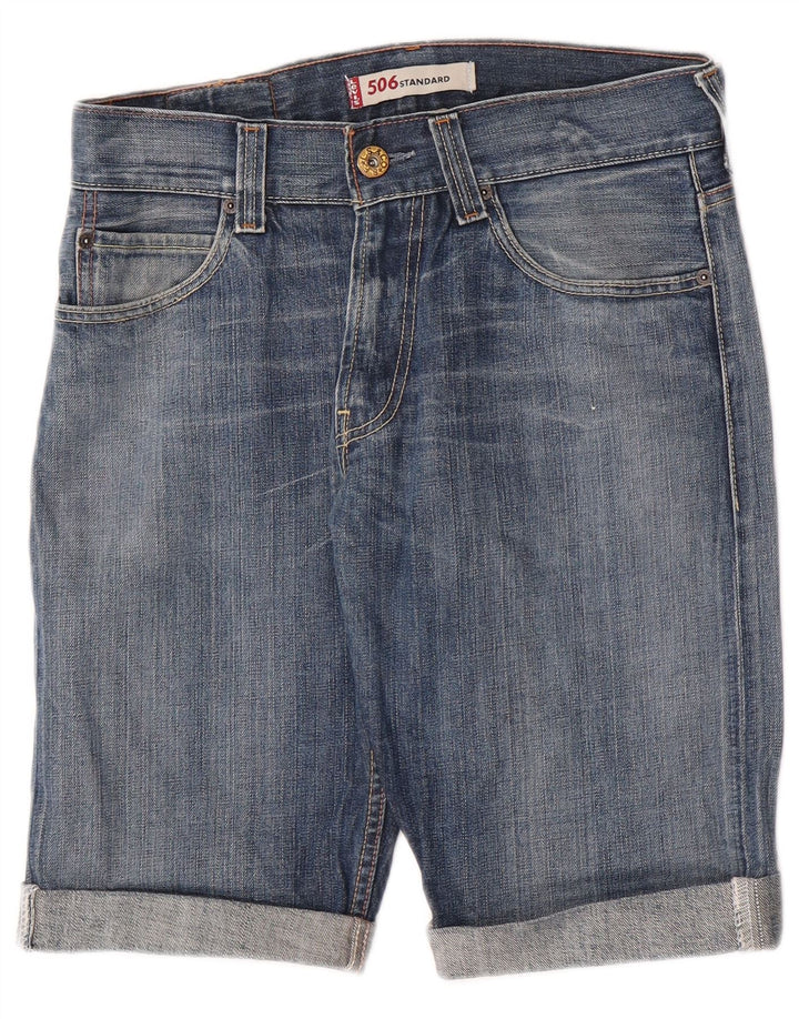 Мужские джинсовые шорты Levi's 506 W31, средний синий хлопок