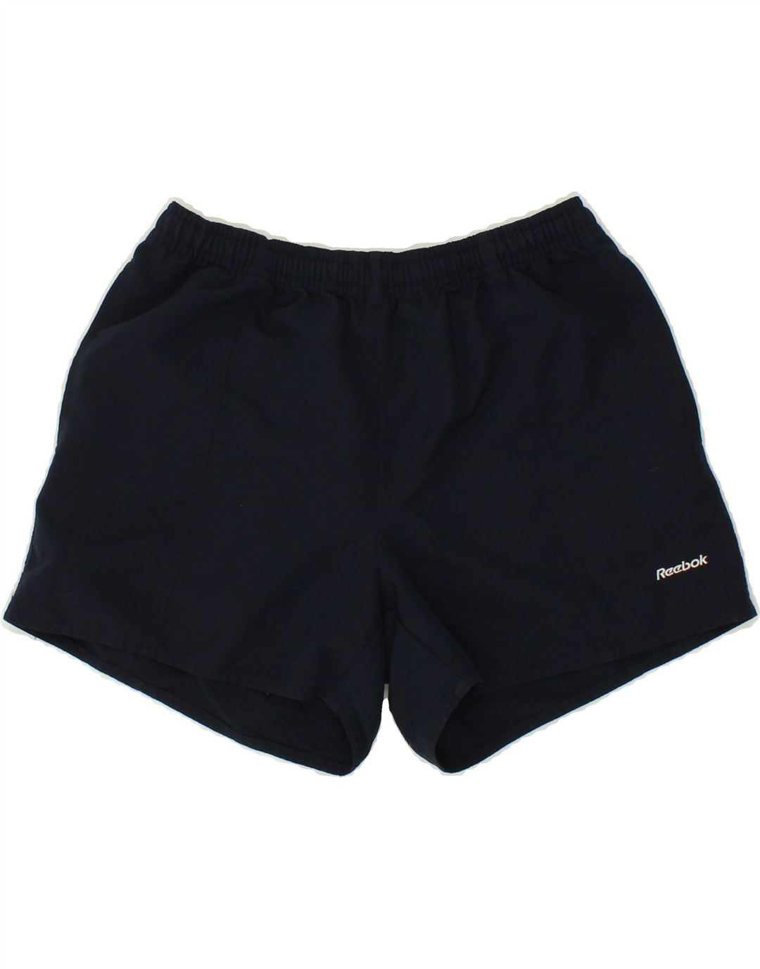 REEBOK Girls Sport Shorts 9-10 Years Navy Blue Polyester Vintage Reebok and Second-Hand Reebok from Messina Hembry 