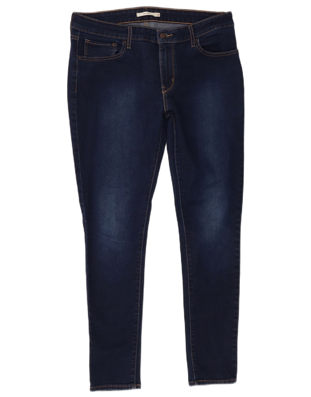 Женские джинсы скинни Levi's 711 W32 L29 Темно-синие