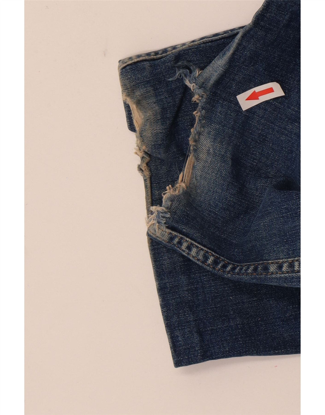 Мужские обычные прямые джинсы Crew Clothing W38 L27, синий хлопок