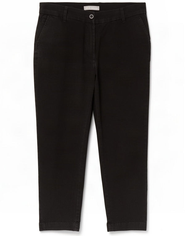 Женские прямые брюки-чиносы Marks & Spencer UK 14, большие W34 L23, черные