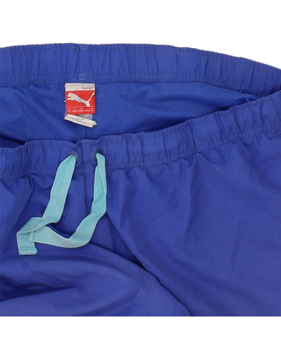 PUMA Mens Graphic Sport Shorts XL Blue Vintage Puma and Second-Hand Puma from Messina Hembry 