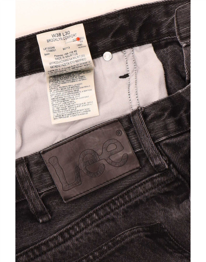 Мужские прямые джинсы Lee Brooklyn Comfort W38 L30 серые, хлопок