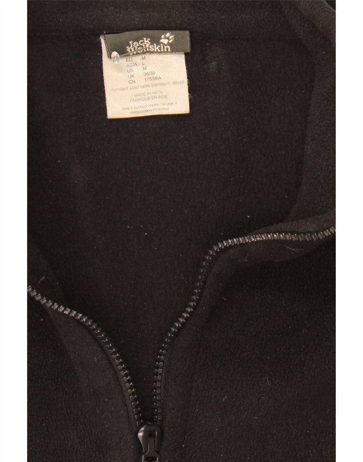 Мужская флисовая куртка Jack Wolfskin UK 36/38, средний черный полиэстер