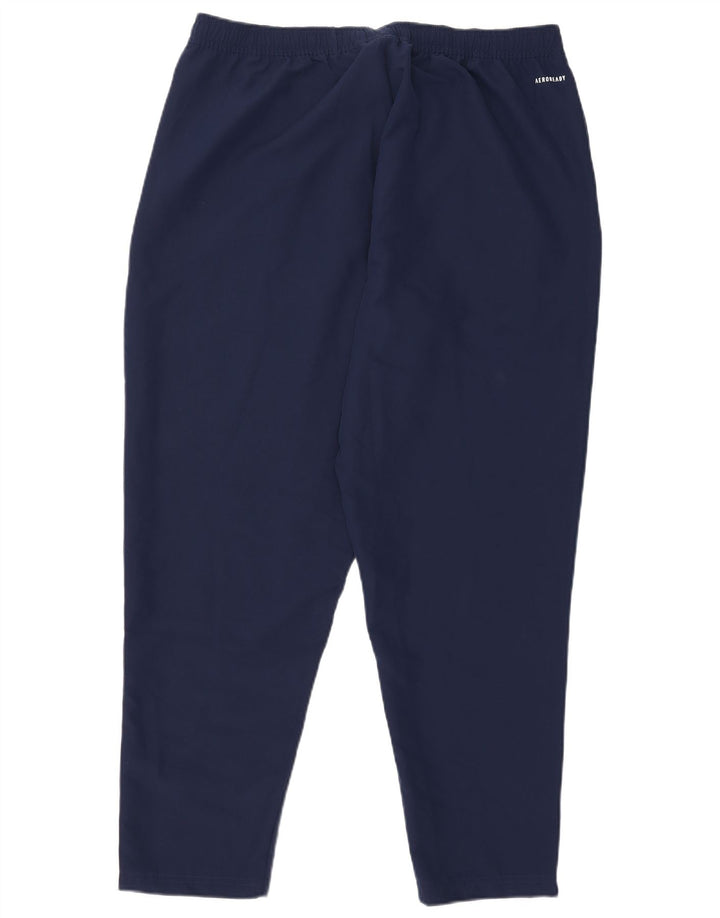 Мужские спортивные брюки Adidas Aeroready XL темно-синие из полиэстера